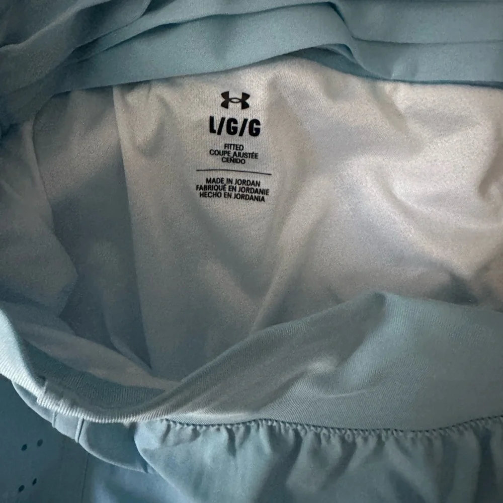 Under Armour Light Blue Men's Swim Trunks - Picture 3 of 3